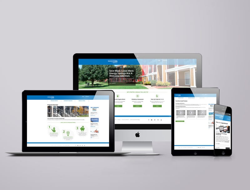 website mockup on laptop, computer, tablet, phone website mockup on laptop, computer, tablet, phone